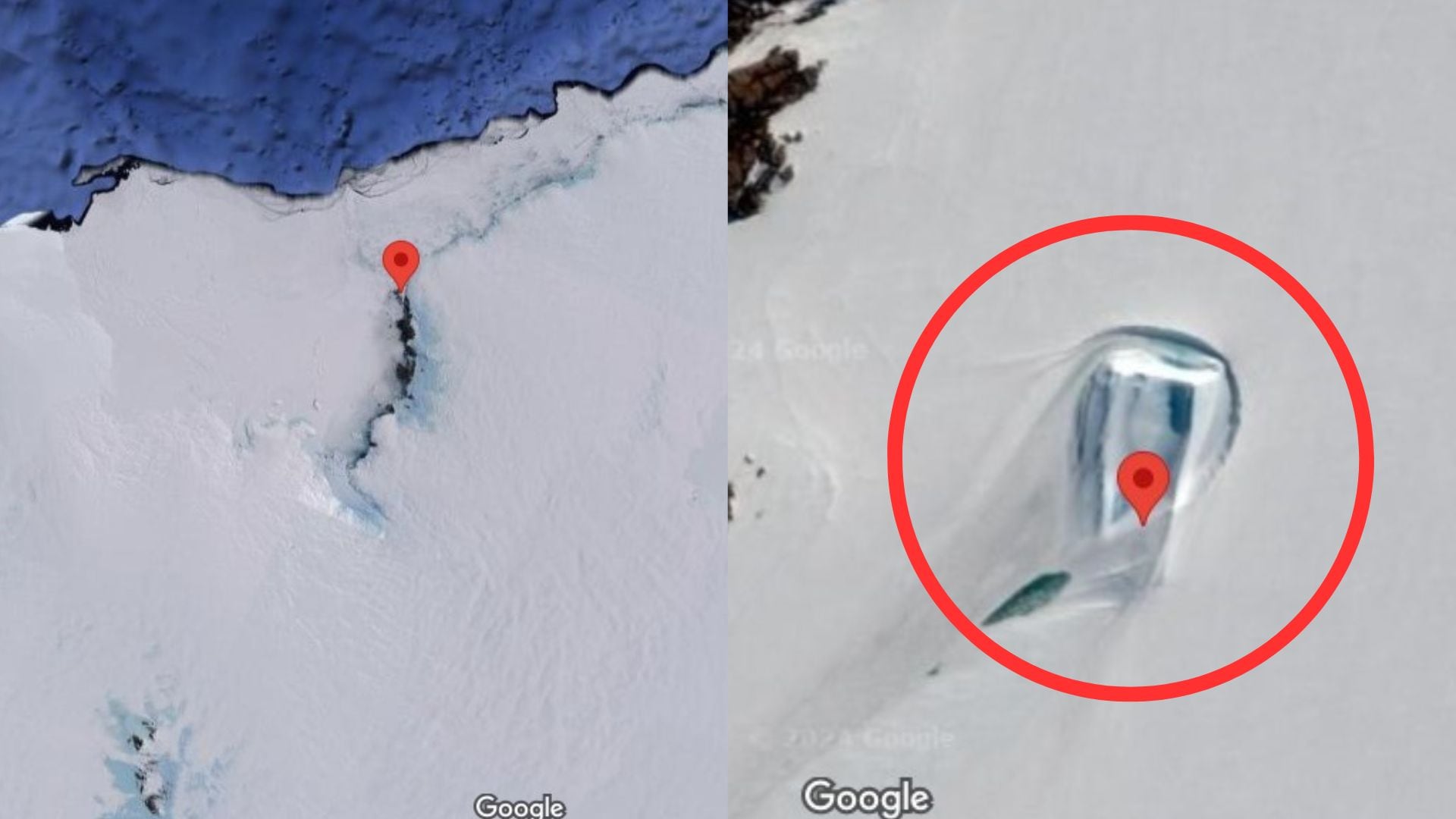 Google Maps descubre supuesta “puerta” en la Antártida: Esto sabemos del misterio
