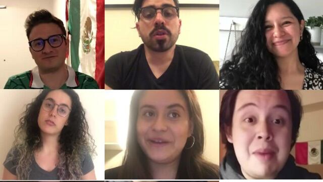 Mexicanos en el extranjero envían mensaje en video a connacionales por coronavirus