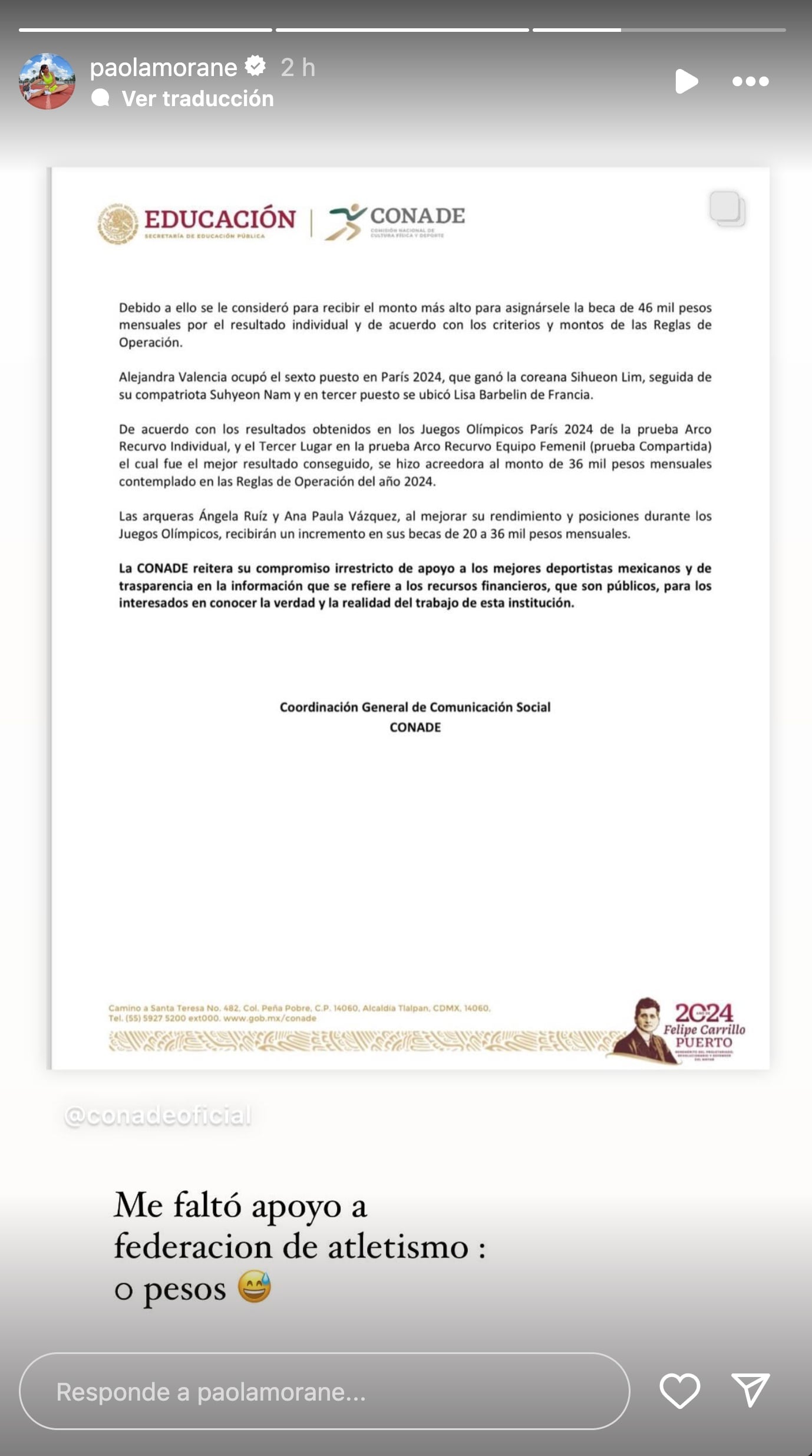 Captura de pantalla.