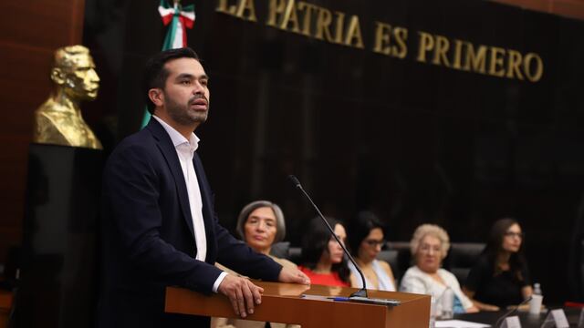 Jorge Álvarez Máynez en la Cámara de Senadores