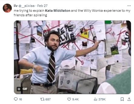 Memes por la desaparición de Kate Middleton en el mundo Willy Wonka