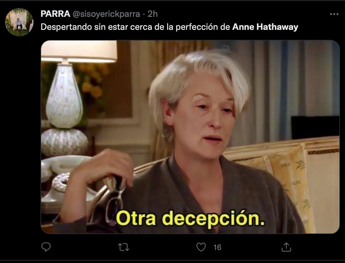 En redes recuerdan que Anne Hathaway ganó un Oscar cantando