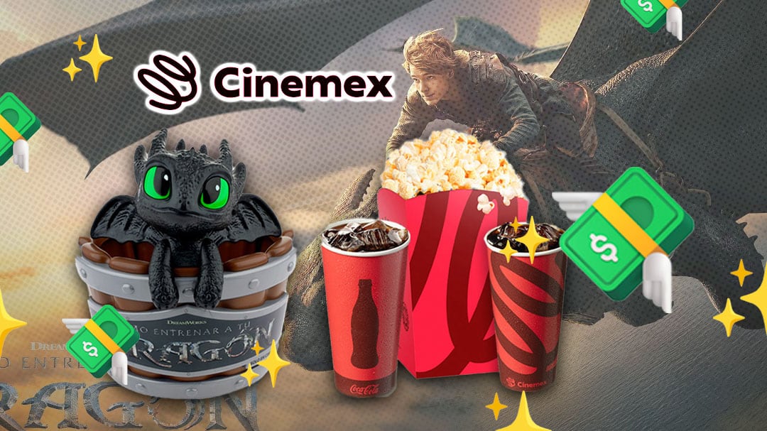 Combo palomera 3D de Cómo entrenar a tu dragón en Cinemex: Precio y todo lo que incluye