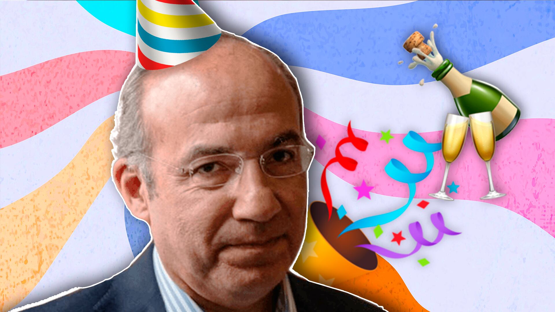Felipe Calderón llega al sexto piso; hoy cumple 60 años de edad