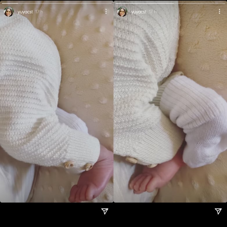 Yuya comparte video de Mar; enseña sus pies.