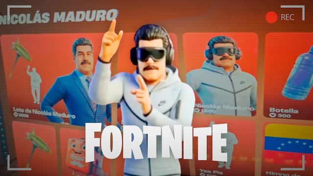 El lote inspirado en Maduro que usuarios crearon dentro de Fortnite