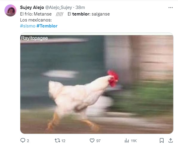Memes por el sismo del 14 de diciembre