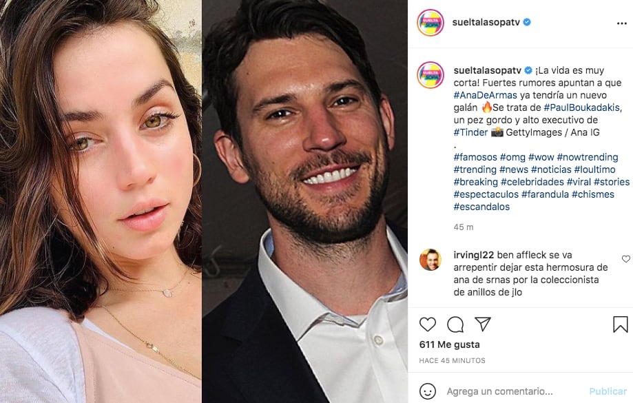 Ana de Armas y Paul Boukadakis
