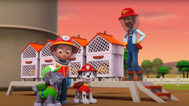 Capítulo corto en YouTube en donde Paw Patrol salvan a las abejas y prueban la miel