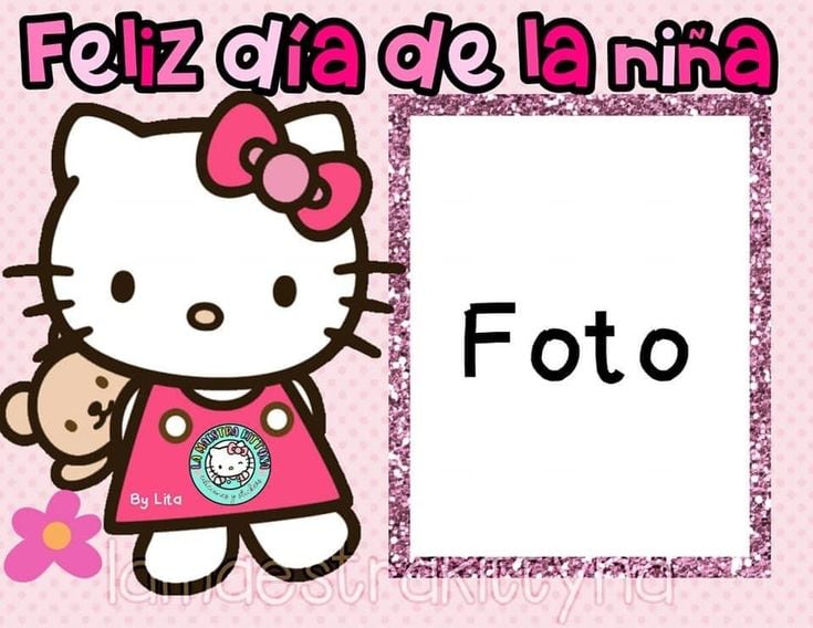 Tarjetas de Hello Kitty y sus amigos del Día del Niño para imprimir y regalar
