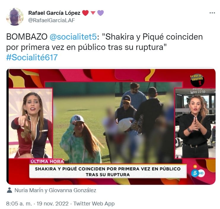 Shakira y Piqué captados juntos