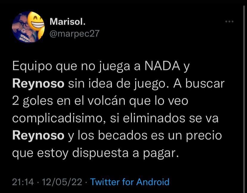 Aficionados de Cruz Azul prefieren la eliminación que seguir con Juan Reynoso en el equipo.