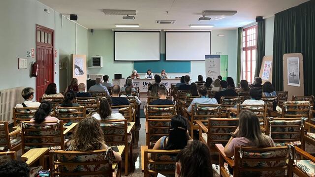 Clase en la Universidad de Zaragoza