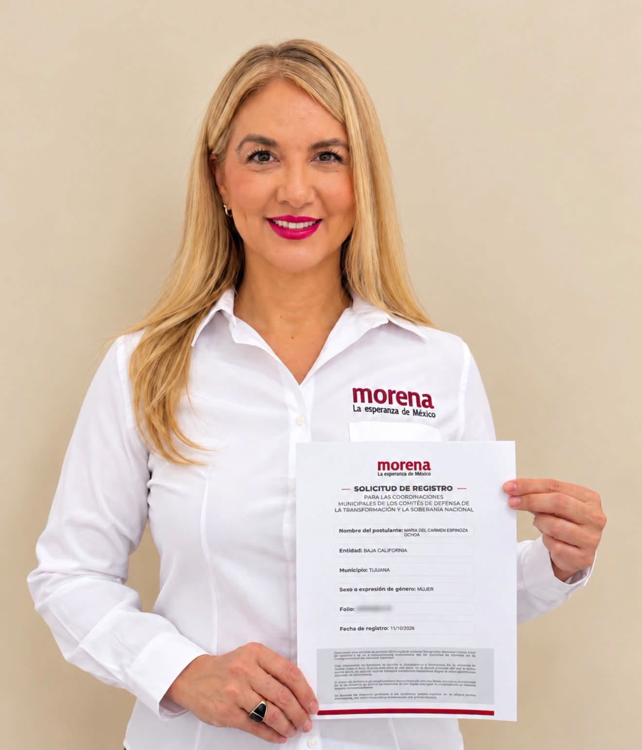 ¿Quién es Meli Espinoza? Aspirante de Morena al municipio de Tijuana