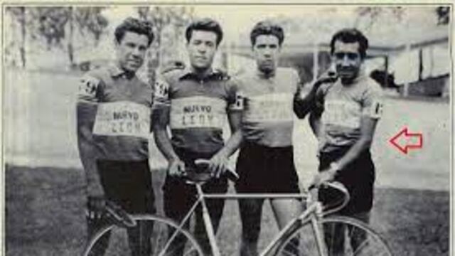 Juventino “Borrao” Cepeda campeón nacional de ruta 1948.