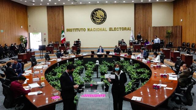 Sesión extraordinaria del consejo del Instituto Nacional Electoral
