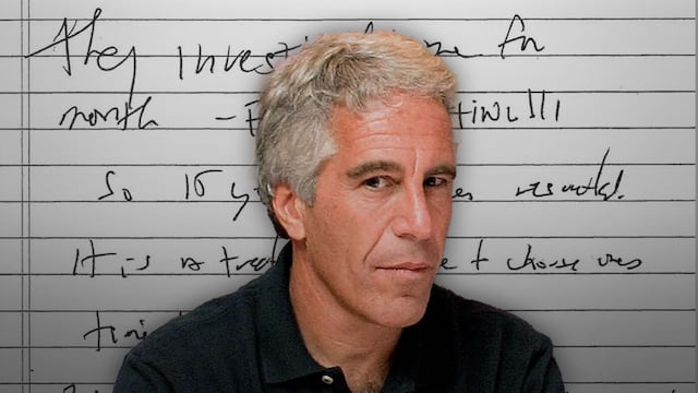 Revelan supuesta carta de Jeffrey Epstein antes de su muerte