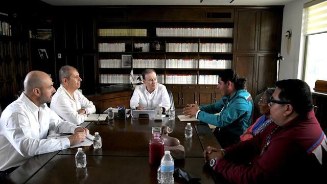 Alfonso Durazo respaldó a la comunidad Seri