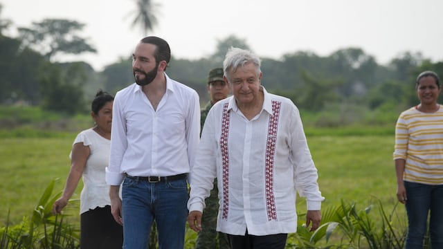 Nayib Bukele y AMLO. Dinero para Sembrando Vida.