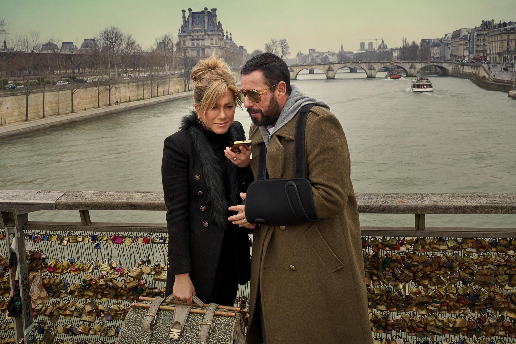 Adam Sandler y Jennifer Anniston en Murder Mysrtery 2 de Netflix