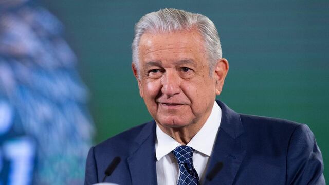 AMLO durante la conferencia mañanera