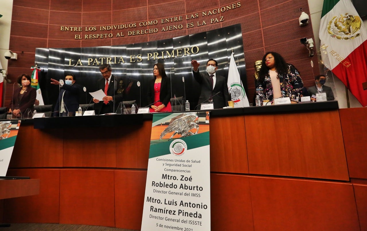 Luis Ramírez Pineda, director del ISSSTE en el senado