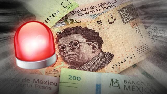 Banco de México billetes falsificados