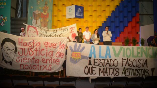 Protesta en Veracruz.