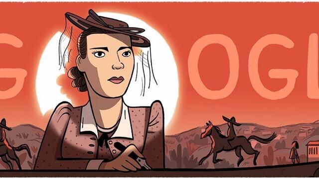 El Doodle de este día fue creado por la artista Lindsey Olivares, a manera de tributo a Nellie Campobello.