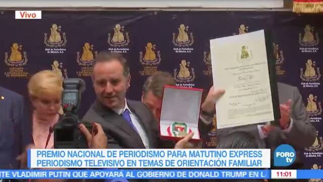 Esteban Arce en el Club de Periodistas