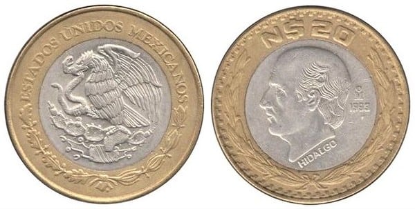 Moneda de 20 Nuevos Pesos