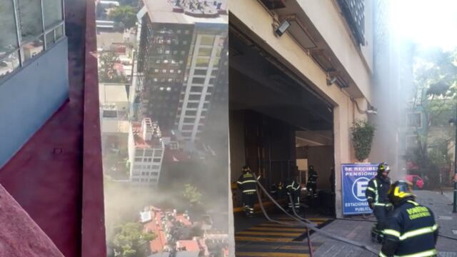 Incendio en Paseo de la Reforma CDMX