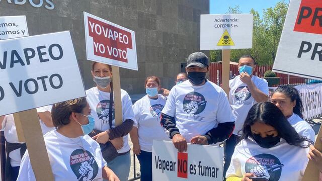 Activistas por marco regulatorio de vapeadores