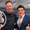 Samuel García se emociona de más y presume pin de diamantes de Tesla