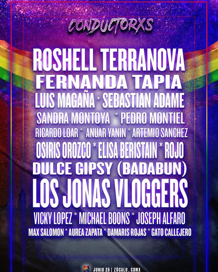 Cártel de marcha LGBT 2022 CDMX