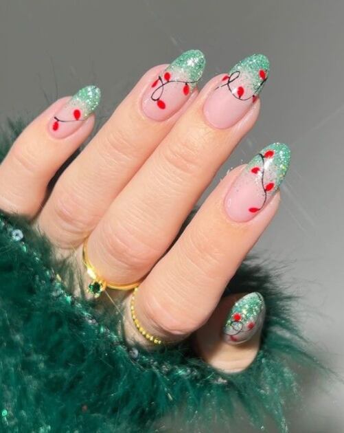 Uñas de Navidad en tendencia