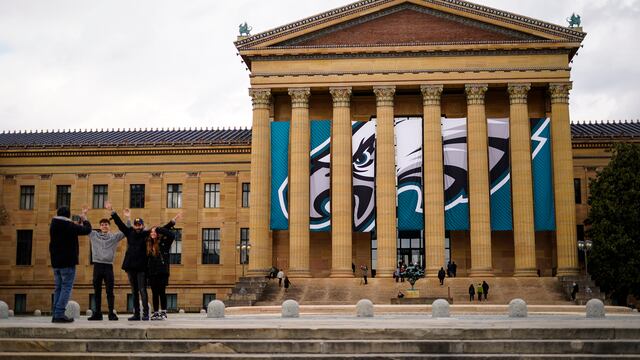Museo decorado con motivos de Philadelphia Eagles