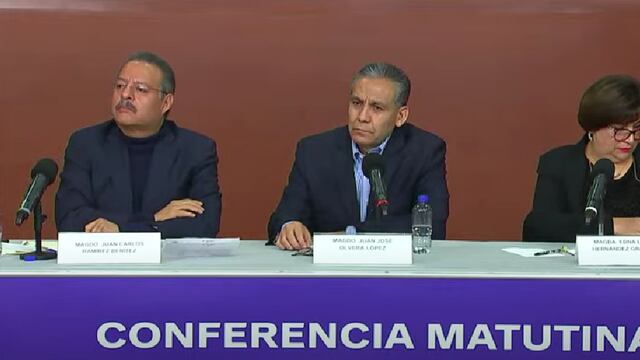 Conferencia mañanera de jueces 29 de noviembre