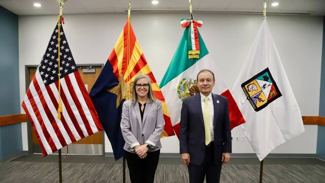 Katie Hobbs y Alfonso Durazo