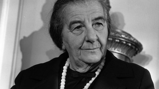 Golda Meir, primera ministra israelí