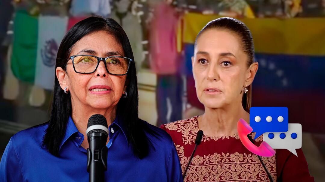 Claudia Sheinbaum habla con Delcy Rodríguez tras los terremotos en Venezuela