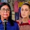 Claudia Sheinbaum habla con Delcy Rodríguez tras los terremotos en Venezuela