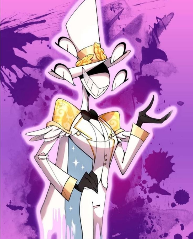 Fanart de Dios en Hazbin Hotel