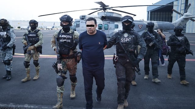 Así fue el traslado de Ramón Ángel “R1” tras captura en Jalisco