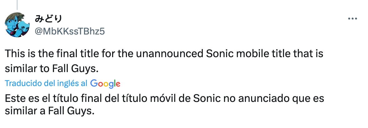 Filtración del nuevo Sonic para iOS y Android