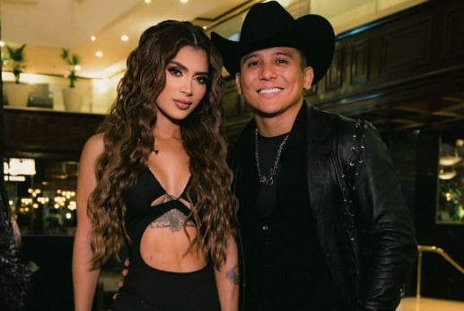 Kimberly Flores y Edwin Luna