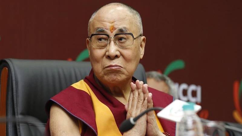 El líder espiritual tibetano, dalia lama.