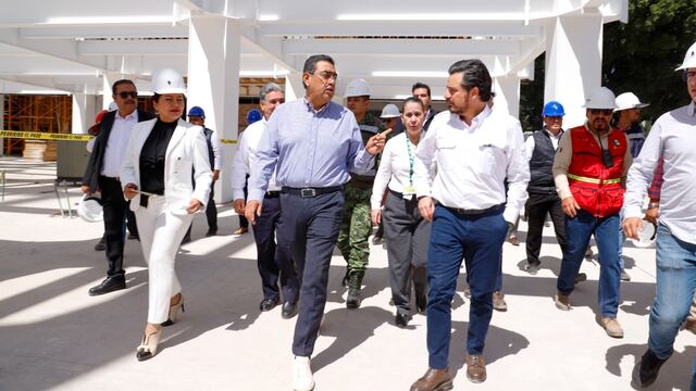 Sergio Salomón en Hospital de San Alejandro del IMSS
