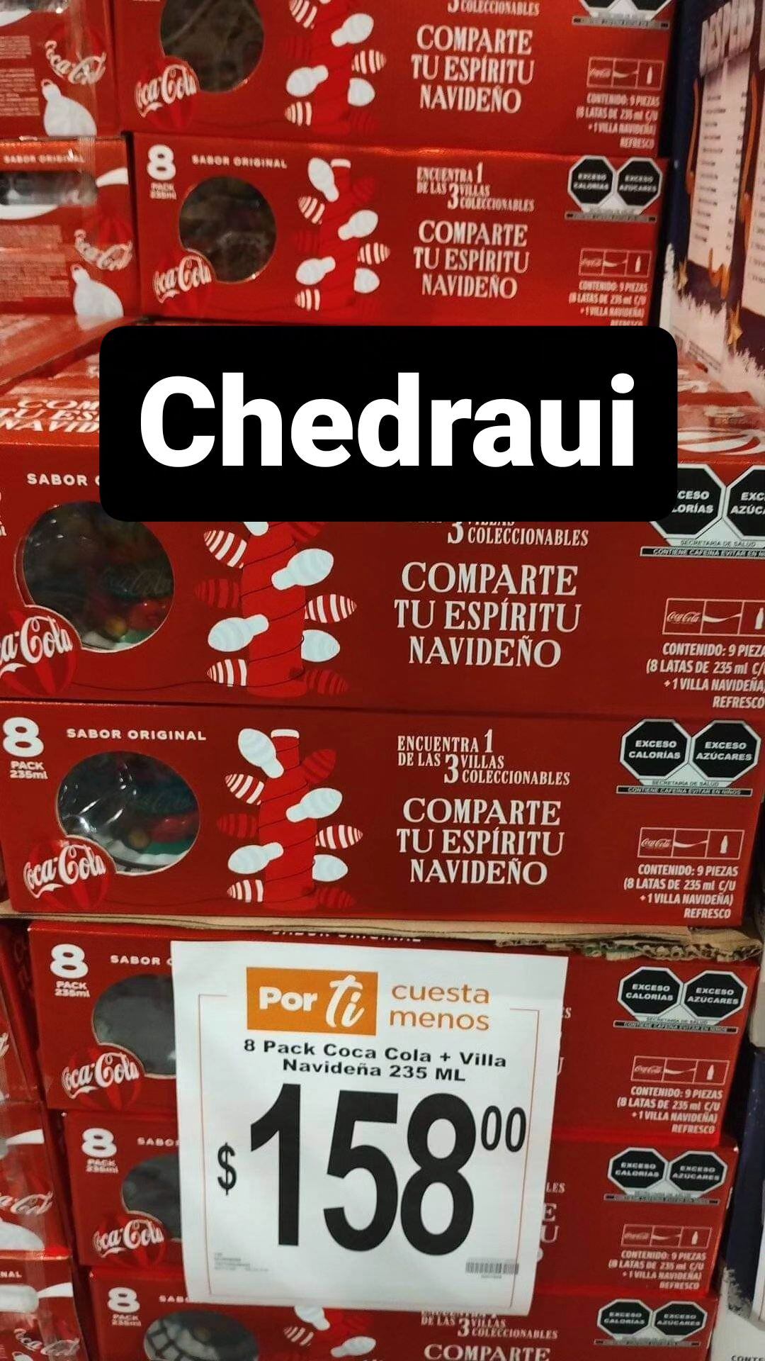 Villa Navideña de Coca Cola llegó a Chedraui pero ¿cuesta menos que en la competencia? Este es su precio
