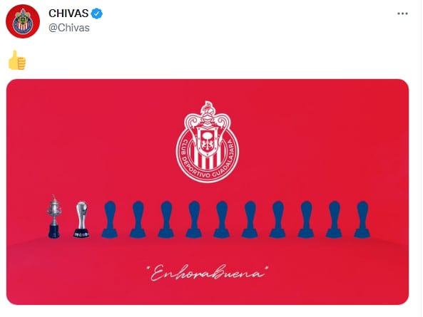 Club Chivas manda mensaje a Atlas FC